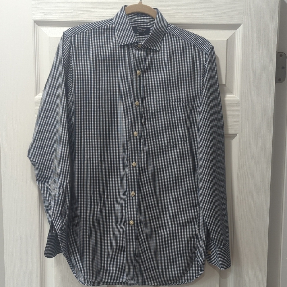 Men's Blue Checkered Shirt